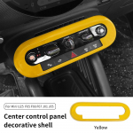 Auto keskjuhtnupu paneeli korpus BMW MINI Cooper E/SE J01 J05 U25 F65 F66 F67 Countrymanile Auto siseviimistluse kate kollane