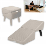 2-&uuml;hes muudetav puidust kodune astmepink, koerakaldtee trepid, koerakaldtee ottomani, kokkupandav libisemiskindel jagatud ottomani, koerakaldtee khaki