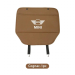 -Autos&otilde;iduki istme seljatoe l&ouml;&ouml;givastane kaitsekate Kriimustusvastane matt MINI Cooper F55 F56 R60 R59 R58 R57 R56 R52 R50 Cabrio WORKS jaoks Cognac 1pc