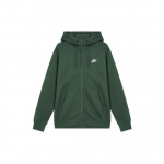 Nike Sportswear Club Fleece Meeste t&auml;islukuga kapuutsiga pusa BV2646-323 EU XL roheline
