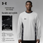 Under Armour Meeste &uuml;mmarguse kaelusega pikkade varrukatega dressipluus XL