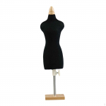 Doll Display Mannequin Torso Stand for Dress Design And Decoration in Dollhouse 33cm Square Base