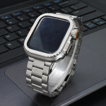 Titaanist rihm Apple Watch Ultra 2 49mm 44mm 46mm 45mm 44 Alumiiniumisulamist korpus+Luksuslik meeste k&auml;ev&otilde;ru Iwatch 10 9 8 7 6 SE Rihm for ultra 2 49mm