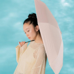 Wpc Block Uv 5 Fold Umbrella 801 12803 102 off-white