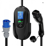 Chargeur EV Portable, 7.2KW, 1 Phase, Courant Ajustable jusqu'&agrave; 32A, Type2 5M avec app