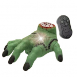 Kaugjuhtimispuldiga roomav k&auml;si jantm&auml;nguasi &otilde;udne Halloweeni animeeritud zombik&auml;si LED-valgustusega kummitusmaja &otilde;ue muru kaunistuseks