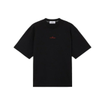Stone Island tikitud logo &uuml;mmarguse kaelusega l&uuml;hikeste varrukatega t-s&auml;rk meestele topid K2S152100021S0233V0029 L black