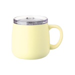 Atlas Cafe Link Kruus L&uuml;kandkaane ja 280ml Vaakumisolatsiooniga K&uuml;lmade Jookide jaoks Otse Tilgutamiseks Sobiv Kollane AFSM-300YE