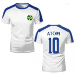 Tsubasa Misaki Atom Hutton Becker Jaapan Karikatuur Animatsioon Anime Jalgpall Jalgpall T-s&auml;rk S&auml;rgi Tr&uuml;kk Spordikaup Vintage L&uuml;hikeste Varrukatega &Uuml;htne Cosplay Unisex XXS