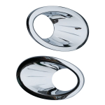 2 tk Auto Esimese Udutule Lambi Kate Liist Udutule Raam Kroomitud Lisatarvikud Nissan Qashqai Dualis J10 NJ10 2010 2011 2013 jaoks 2pcs white