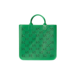 Gucci Vintage Logo L&auml;bipaistev Suure Mahutavusega Kummist Ostukott Laste Ostukotid Roheline 679365-JFO00-3727 Basic Set (Bag+Dust Bag)