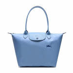 Longchamp Le Pliage Club 28 T&otilde;mblukuga Pikkade Sangadega Kokkupandav L&otilde;uendist T&otilde;stetav Kott Naiste T&otilde;stetavad Kotid Taevasinine 2605619P38 Sky Blue