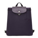 Longchamp Le Pliage Roheline logo Kl&otilde;psuga t&otilde;mblukk Reguleeritav &otilde;larihm Taaskasutatud pol&uuml;amiidist l&otilde;uend Seljakott Naiste seljakott Lilla 1699919645 Basic Set (Bag)
