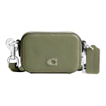 Coach Mini &Uuml;hev&auml;rviline T&auml;helogo Riistvara T&otilde;mblukuga Kinnitus Ristl&otilde;ikega Nahast &Otilde;lakott Meeste &Otilde;lakott Oliiviroheline CP271-MOS Basic Set (Bag+Dust Bag)
