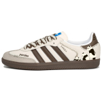 Adidas Originals SAMBA OG Lightweight And Breathable Low top Skateboard Shoes Unisex Beige Coffee B75806(Team113-) 40⅔ white