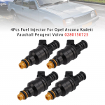 4 tk K&uuml;tusepihusti Opel Ascona Kadett Vauxhall Peugeot Volvo jaoks 0280150725
