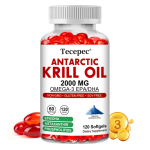 Krilli&otilde;li, Omega-3, astaksantiin, 2000mg 120 kapslit Toidulisand 120 capsules