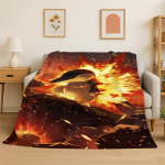 Armas Pokemon Pikachu Multifilmi Flanellist Tekk Pehme Soe Visketekk Magamistoa elutoa Voodi Reisi Telkimiseks Piknikuks Lapsed 75x100cm