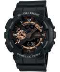 Casio Meeste Vaik 200M Veekindel Digitaalne P&otilde;rutuskindel Kvartsikell GA-110RG-1A must