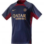 Nike T&auml;hetr&uuml;kiga V&auml;rviline &Uuml;mmarguse Kaelusega L&uuml;hikeste Varrukatega Jalgpallis&auml;rk Paris Saint-Germain Meeste Topid Tumesinine DX3022-499 XL