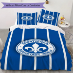SV Darmstadt 98 Muster Voodipesu komplekt Tekikate Padjap&uuml;&uuml;r Kodu kaunistus S&uuml;nnip&auml;evakingitus (1 * tekikott + 2 * padjap&uuml;&uuml;ri ilma s&uuml;damikuta)92 135x200cm