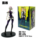 22CM Anime M&auml;ng Cyberpunk Kuju Armas Lucy Seisukohaga Animatsiooni Mudel M&auml;nguasjad Kingitused Kollektsioon Kaunistused PVC With box