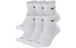 Nike Everyday Plus Polsterdatud pahkluup&uuml;ksid 6 paari Valge SX6899-100 L