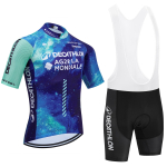 2026 ROSTI Meeskond UUS AG2R Jalgrattas&auml;rk Mehed Naised BORAFUL Rattas&auml;rk L&uuml;hikeste p&uuml;kste komplekt Ropa Ciclismo Suvine Jalgratta T-s&auml;rk P&uuml;ksid M sinine