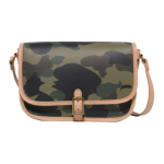 A Bathing Ape Camo Muster S&uuml;nteetiline Nahast Crossbody Kott Unisex Kotid Roheline 0ZXBGM014901Q Green