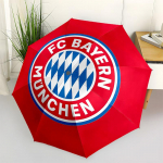 Bayern M&uuml;nchen, Jalgpalliklubi Automaatne Avamine ja Sulgemine, 8 ribilise konstruktsiooniga Kaasaskantav Vihmavari, Sobib Meestele ja Naistele K&otilde;ikidel Hooaegadel Pe