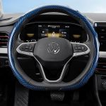 Sobib Volkswagenile S&uuml;sinikkiust Tekstuuriga Roolikate Snap-On Lainekujuline Sportlik Disain Vastupidav Kaitsekate Golf Passat Polo Jetta gray