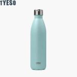 Tyeso 1000ml roostevabast terasest koka-kujuline spordiveepudel, vaakumisolatsiooniga termokruus, kaasaskantav rattapudel, reisikruus 1000ML roheline