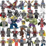 Marvel Avengers koomiksi minikujukeste komplekt 32 tk DC minifiguuride kangelased Kingitus lastele