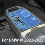 BMW iX jaoks  Autotarvikud sisekile l&auml;bipaistev TPU K&auml;igukasti paneel Navigatsiooni keskkonsool PPF Kaitsekleebis B