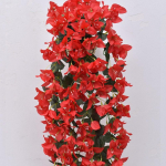Realistlik kunstbougainvillea, kunstsiid, UV-kindlad kunstlilled, taim, suvine kaunistus, pikad rippuvad bougainvillea oksad