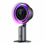 UUS lauaventilaator &Otilde;hupuhasti ja RGB-valgustusega Turbo v&otilde;nkventilaator H11 HEPA-filtriga 199 tuulekiirust 6000mAh aku Lauaventilaator sinine