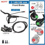 NUTT Elektriroller 140 160mm B C H&uuml;drauliline Ketaspidur Toite v&auml;ljal&uuml;litusliin Traat HS1 Rootor Zero 10X 11X KUGOO G1 Jalgratta Piduri Hydraulic Disc Brake (Hydraulic Brake Pad)