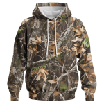 Vahtralehe Camouflage 3D Huppar Unisex V&auml;litingimustes Kalap&uuml;&uuml;k Telkimine Jahindus R&otilde;ivad Meeste Huppariga Jakk Topp XL black