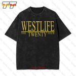 Westlife Taaskohtumise Tuur Kontsert Vintage &Uuml;legabariidiline T-s&auml;rk ZKLT 2XL mitmev&auml;rviline