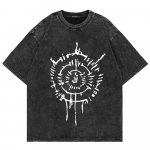 Puuvillane Astarion T-s&auml;rk Anime Mood Meeste Naljakas Retro T-s&auml;rk Unisex &Uuml;le suuruse Vintage Mineraalpesuga T-s&auml;rgid S mitmev&auml;rviline
