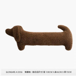 Pikk taksi viskepadi pl&uuml;&uuml;sist m&auml;nguasi nukk kutsikas koerakujuline nukk kodu diivanipadi nukk 68cm（0.3kg） black