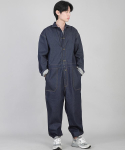 Seinteukeulu Walker & Builder Denimist Jumpsuit Wnb-504501J Indigo Brs Dark Blue/L blue