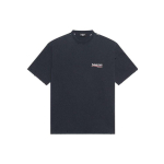 Balenciaga T-s&auml;rgid Meeste Must &Uuml;mmarguse Kaelusega M&otilde;&otilde;dukas 641675TKVJ19034 S must