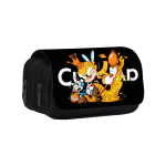 Cuphead Multifilm Kahekihiline Pliiatsikott Lapsed &Otilde;pilased Suure Mahutavusega Nailonist Koolikott Cuphead Double-Layer Pencil Case