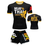 MMA treeningkomplekt Muay Thai vorm T-s&auml;rk P&uuml;ksid V&otilde;itluskunstid Fitness J&otilde;usaal Treenimine Kids 3XL Recommended Height 140cm