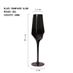 Puhas must kristallist punase veini klaas kuldse servaga Luksuslik lihtne karikas erilise ruumi jaoks &Scaron;ampanjaklaasid K&ouml;&ouml;gitarbed 430-690ml black