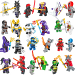 Fantoommadu Ninja ehitusklotside komplekt 61045 11414 Minifiguuri m&auml;nguasjakomplekt Ninja tegevuskuju Hariduslik pusle Kingitus 24-piece set A