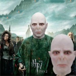Lateksist Voldemorti mask Harry Potteri filmi rekvisiit Hirmutav kiilakas pea