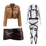 Jaapani Attack on Titan Keep Shingeki No Kyojin Luureleegioni Cosplay Kost&uuml;&uuml;m Anime Cosplay 3 TK T&auml;iskomplekt S black