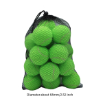 20 elastset tennisepalli, 2,52 tolli; L&auml;bim&otilde;&otilde;t, Kulumiskindel, Treeninguks, Huvilistele roheline